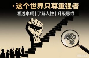 开悟1.0：这个世界只尊重强者，看透本质-了解人性-升级思维-淘金日记