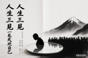 人生三见一见天地见众生见自己,活出自我拥有清晰幸福人生,搞透人性-淘金日记
