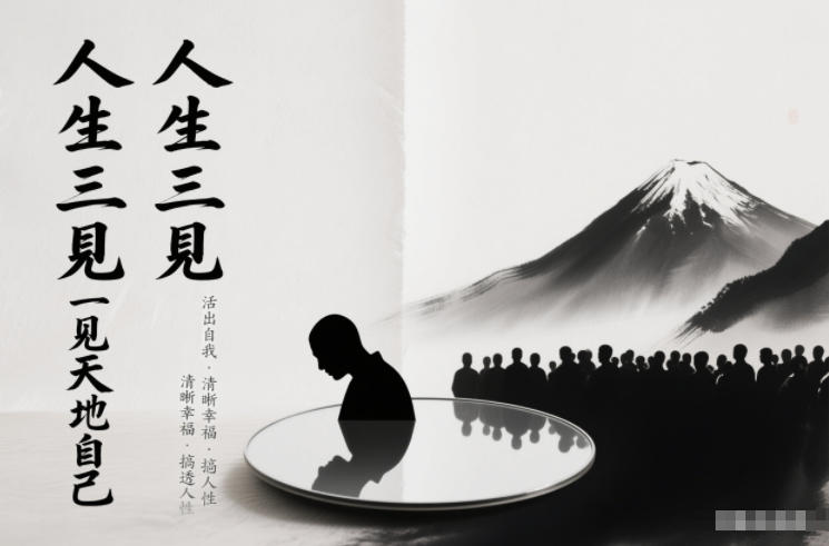 人生三见一见天地见众生见自己,活出自我拥有清晰幸福人生,搞透人性-淘金日记
