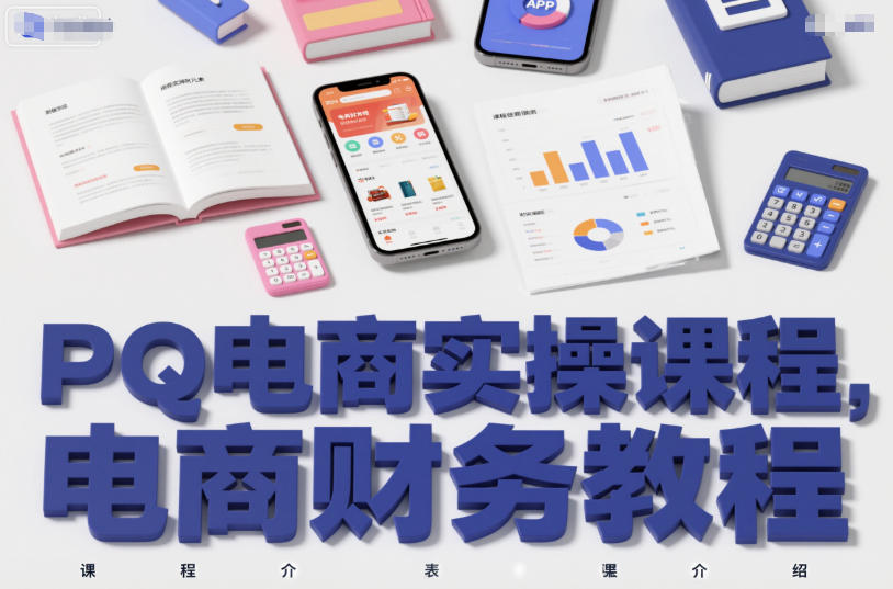 PQ电商实操课程，电商财务教程-淘金日记