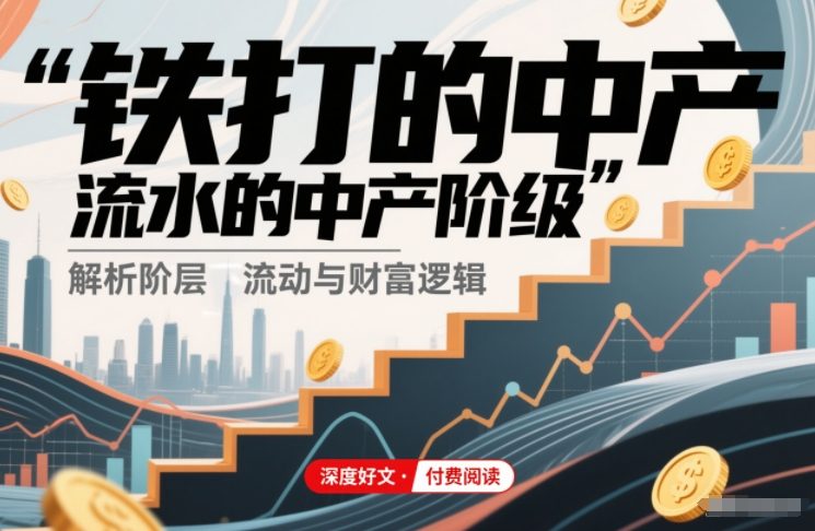 付费文章：铁打的中产，流水的中产阶级-淘金日记