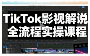 TikTok影视解说全流程实操,手把手教你打造TK爆款解说视频-淘金日记