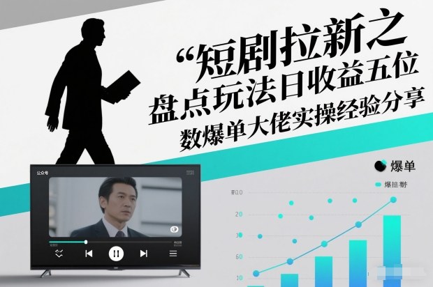 短剧拉新之盘点玩法日收益五位数爆单大佬实操经验分享-淘金日记