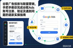 谷歌广告投放与联盟营销，手把手教你完成谷歌Ads账号注册、验证及遇到问题的退款实操指南-淘金日记