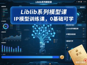 Liblib系列模型课,IP模型训练课,0基础可学-淘金日记