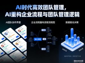 AI时代高效团队管理,AI重构企业流程与团队管理逻辑-淘金日记