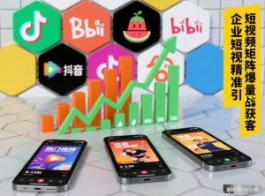企业短视频精准引流矩阵获客,短视频矩阵爆量战法-淘金日记
