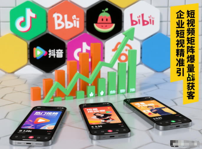 企业短视频精准引流矩阵获客,短视频矩阵爆量战法-淘金日记