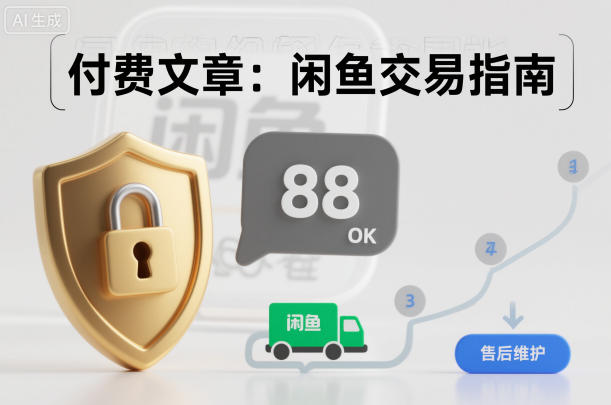 付费文章:闲鱼交易指南,怎么才能降低被坑被马扁的概率-淘金日记