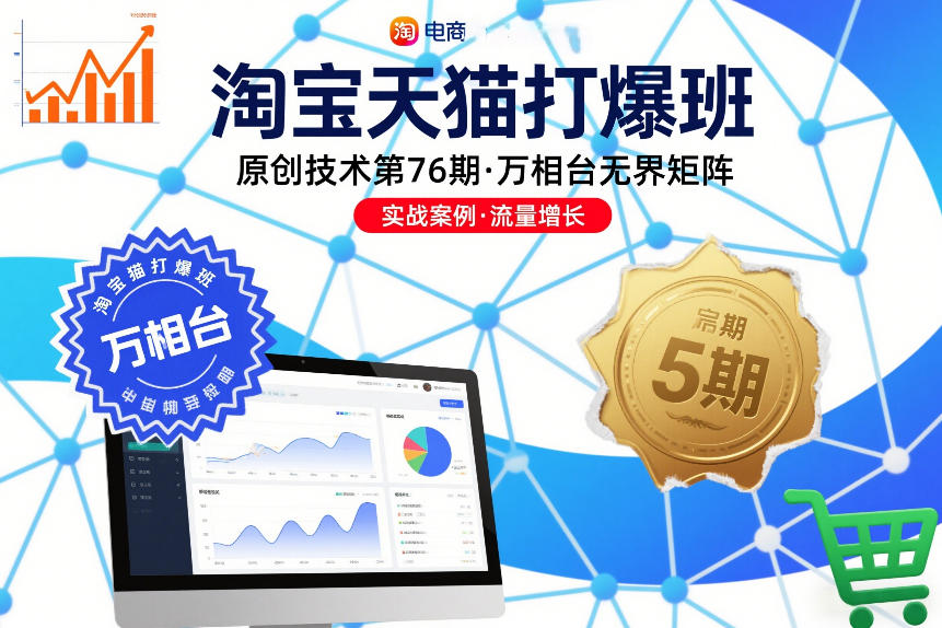 淘宝天猫打爆班原创技术第76期，万相台无界矩阵-淘金日记