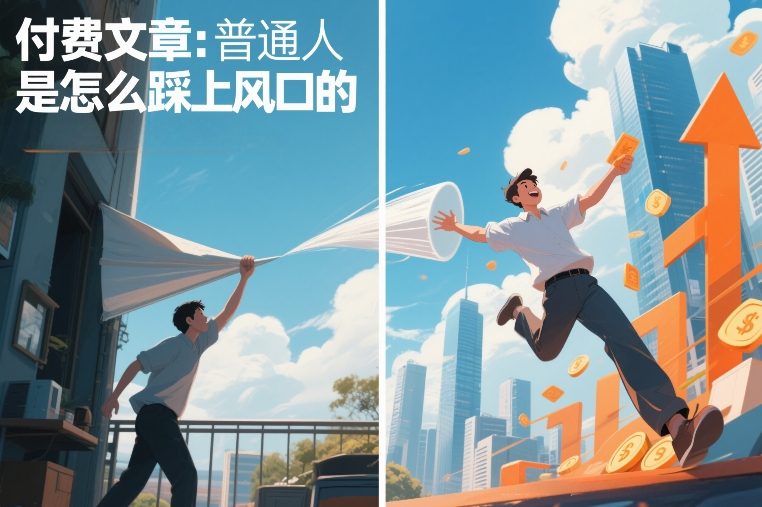 付费文章：普通人是怎么踩上风口的-淘金日记