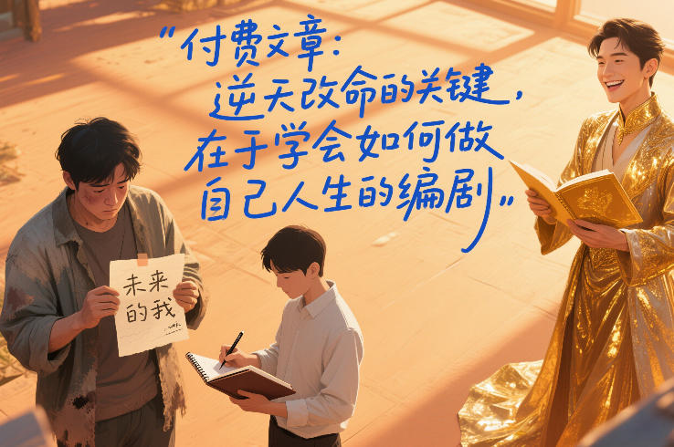 付费文章：逆天改命的关键，在于学会如何做自己人生的编剧-淘金日记