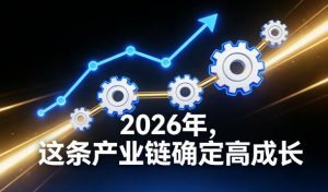付费文章:2026年,这条产业链确定高成长-淘金日记