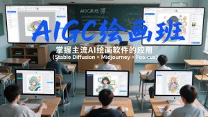 AIGC绘画班,掌握主流Ai绘画软件的应用(Stable Diffusion x Midjourney x Fooocus)-淘金日记