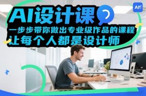 AI设计课,一步步带你做出专业级作品的课程,让每个人都是设计师-淘金日记