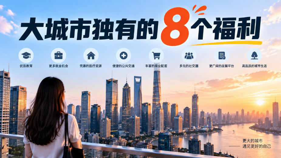 某公众号付费文章：大城市独有的8个福利-淘金日记