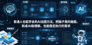 普通⼈也能学会的AI出图⽅法,把脑子里的画面,拆成AI能理解、也能稳定执行的需求【文档】-淘金日记