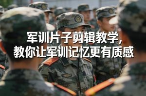 军训片子剪辑教学,教你让军训记忆更有质感-淘金日记