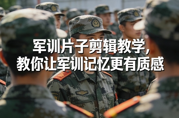 军训片子剪辑教学，教你让军训记忆更有质感-淘金日记