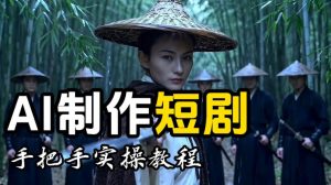 【保姆级手把手教程】AI短剧制作完整流程教学,从小白零基础到成片大神-淘金日记