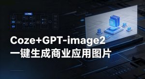 【Coze工作流搭建实操教程】coze+GPT-image2一键生成商业应用图片，全流程保姆级教学-淘金日记