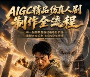 AIGC精品仿真人剧豢龙人全流程制作解析2026，国风仿真人创作+打斗剧情+人设编排，一站式AI短剧入门-淘金日记