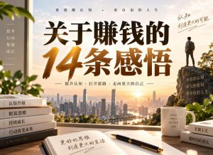 付费文章:关于賺钱的14条感悟-淘金日记