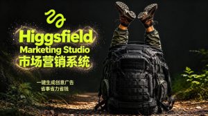 告别高成本广告!Higgsfield Marketing Studio市场营销系统详解|一键生成创意广告,省去1W成本-淘金日记