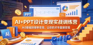 AI+PPT设计变现实战训练营,从0基础到接单变现,让你的才华直接变现-淘金日记