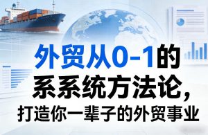 外贸从0-1的系统方法论，打造你一辈子的外贸事业-淘金日记