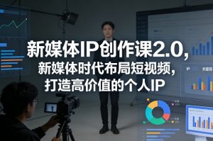 新媒体IP创作课2.0,新媒体时代布局短视频,打造高价值的个人IP-淘金日记
