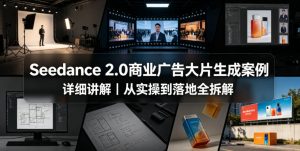Seedance 2.0商业广告大片生成案例详细讲解|从实操到落地全拆解-淘金日记