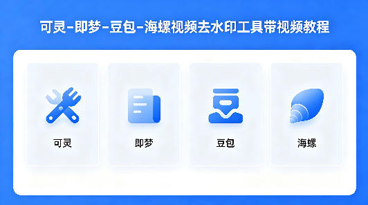 可灵–即梦–豆包–海螺视频去水印工具带视频教程-淘金日记