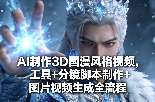AI制作3D国漫风格视频，工具+分镜脚本制作+图片视频生成全流程-淘金日记