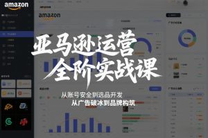 亚马逊运营全阶实战课,从账号安全到选品开发,从广告破冰到品牌构筑(更新2026年2月)-淘金日记