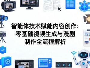 AI智能体技术赋能内容创作:零基础视频生成与漫剧制作全流程解析-淘金日记