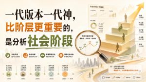 付费文章:一代版本一代神,比阶层更重要的,是分析社会阶段-淘金日记