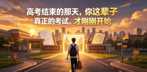 付费文章：高考结束的那天，你这辈子真正的考试，才刚刚开始-淘金日记