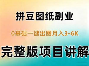 AI拼豆图纸副业,0基础AI一键出图,零库存零发货,1部手机月入3k+详细拆解-淘金日记