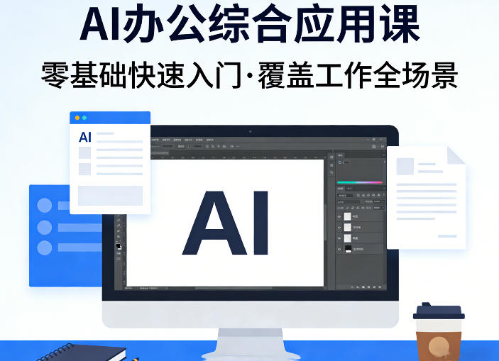 AI办公综合应用课，零基础快速入门，覆盖了工作中各种应用场景-淘金日记