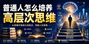 公众号付费文章：普通人怎么培养高层次思维-淘金日记