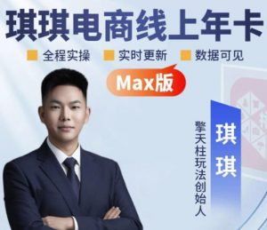 琪琪电商-拼多多年卡2026年8月更新,全类目自然流+付费爆单+擎天柱3.0大促卡流量+非标品高阶运营全套实战课(更新0827)-淘金日记