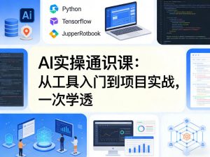 AI实操通识课，从工具入门到项目实战，一次学透-淘金日记