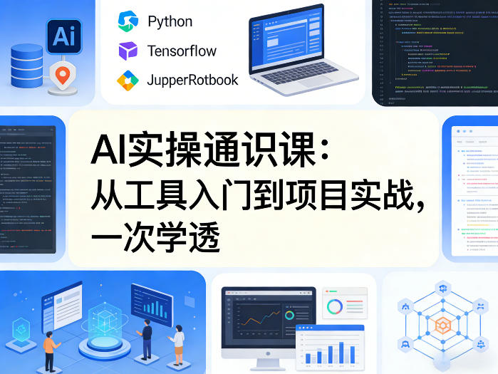 AI实操通识课，从工具入门到项目实战，一次学透-淘金日记