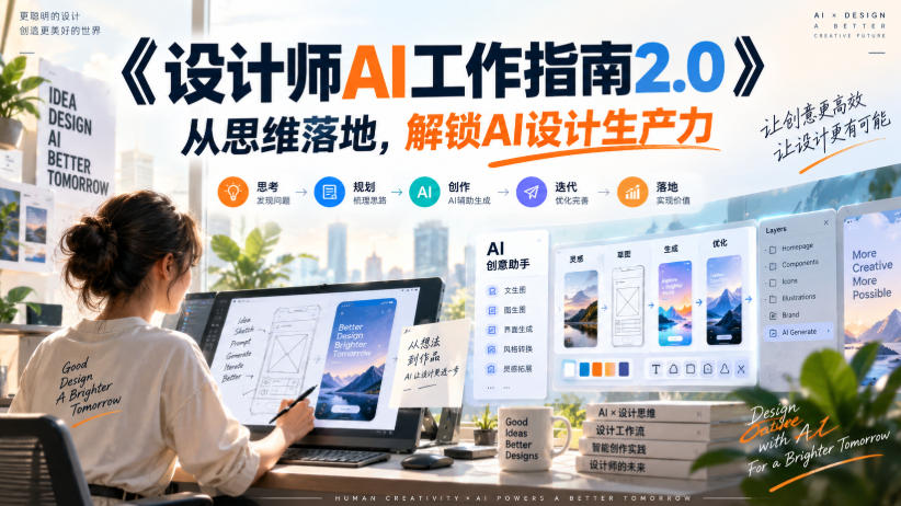 《设计师AI工作指南2.0》从思维落地-无水印，解锁AI设计生产力-淘金日记