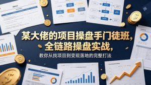 某大佬的项目操盘手门徒班,全链路操盘实战,教你从找项目到变现落地的完整打法-淘金日记