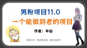 全网独家男粉项目11.0，一个做到老的项目，完整SOP·视频到变现·傻瓜式操作-淘金日记