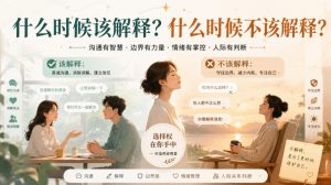 付费文章:什么时候该解释?什么时候不该解释?-淘金日记