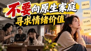 某公众号付费文章:不要向原生家庭寻求情绪价值-淘金日记