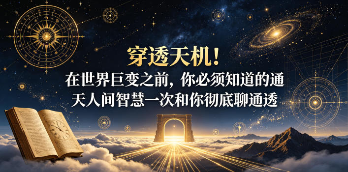 付费文章：穿透天机！在世界巨变之前，你必须知道的通天人间智慧一次和你彻底聊通透-淘金日记